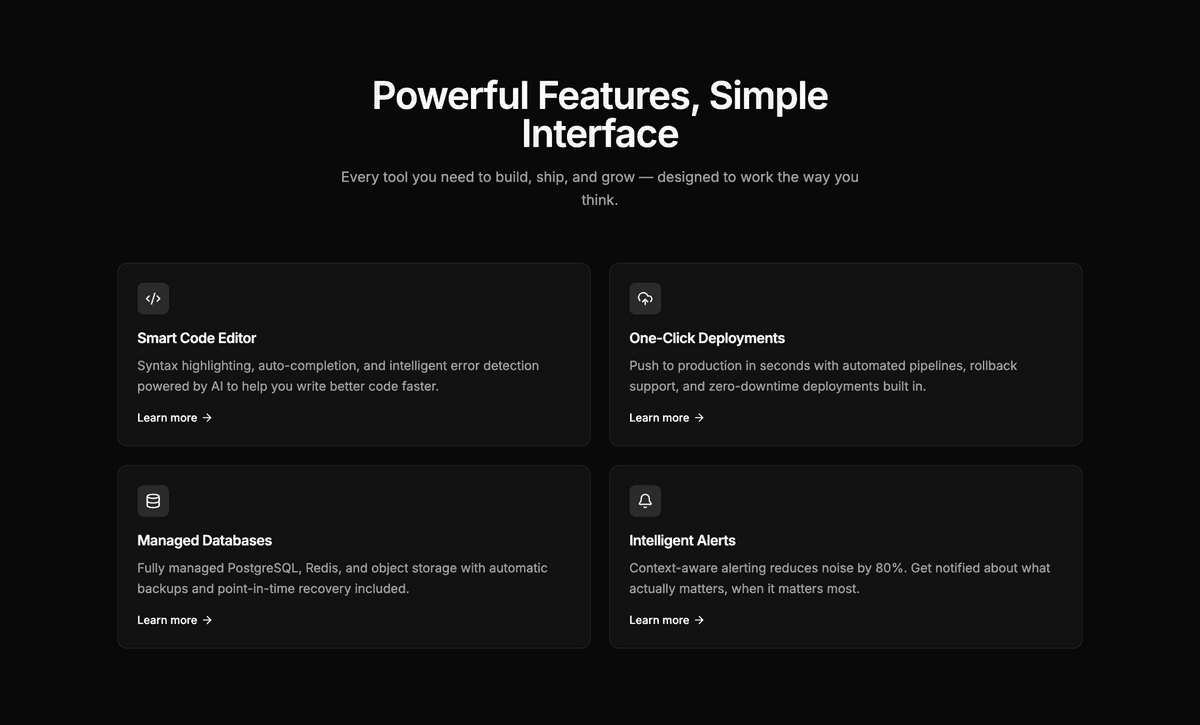 Preview of Features #16