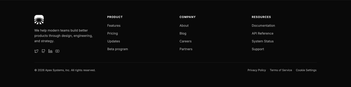 Preview of Footer #10