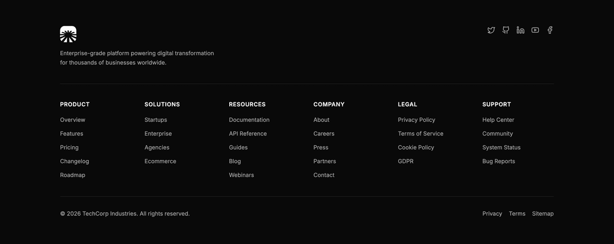 Preview of Footer #14