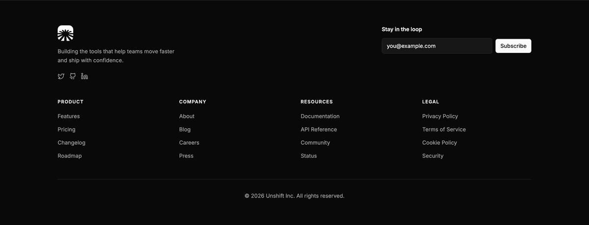 Preview of Footer #6