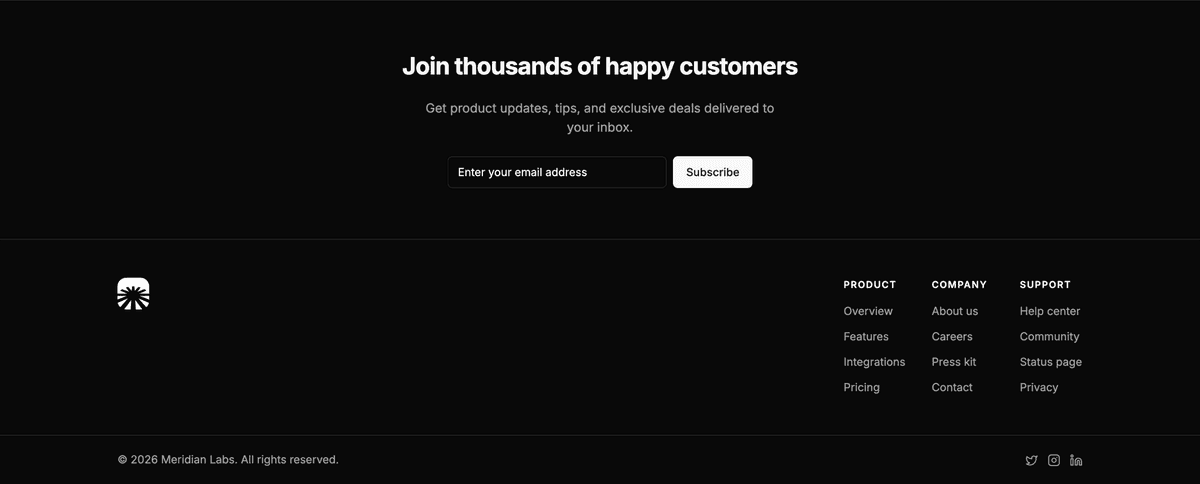Preview of Footer #8