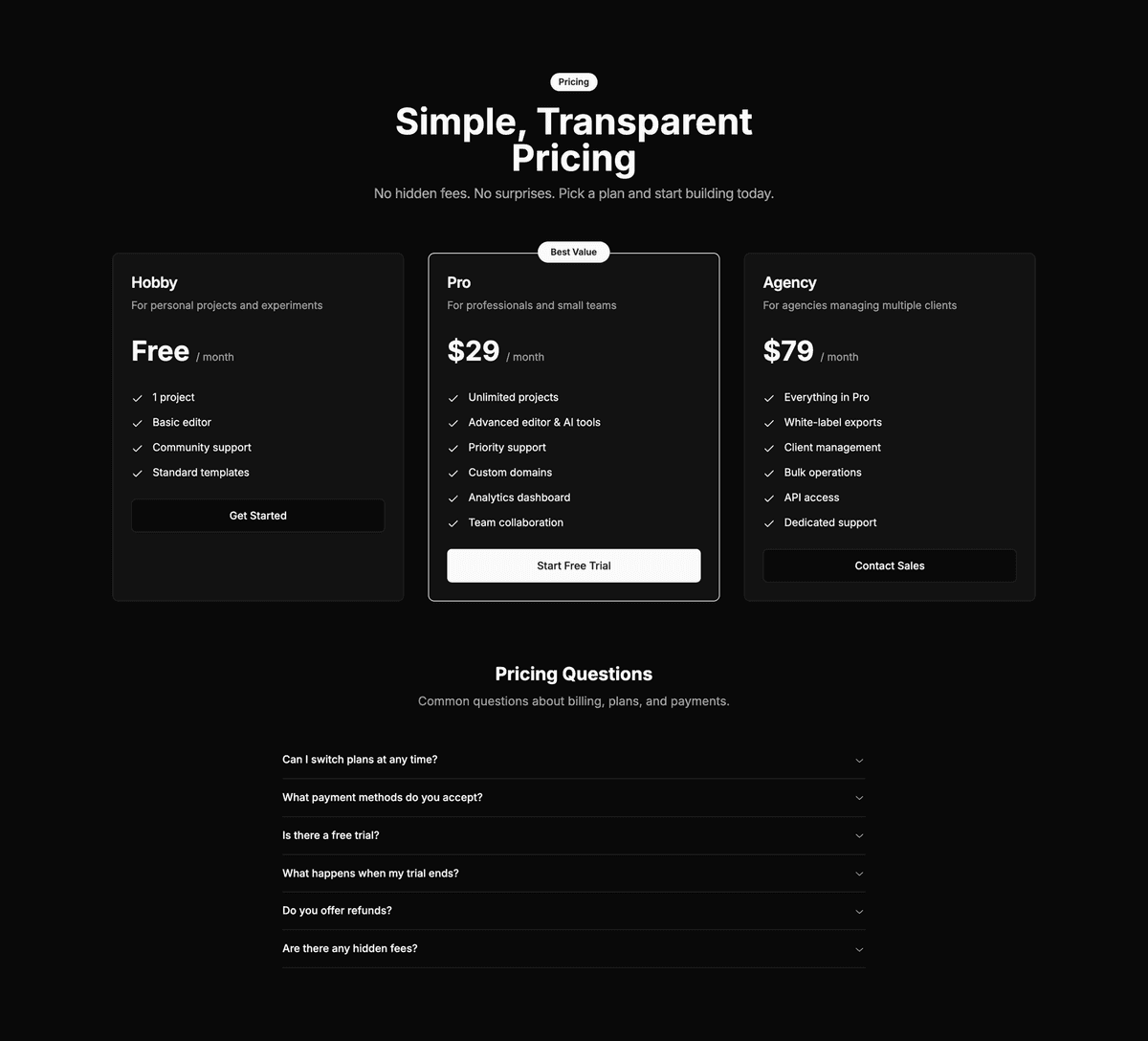 Preview of Pricing #15