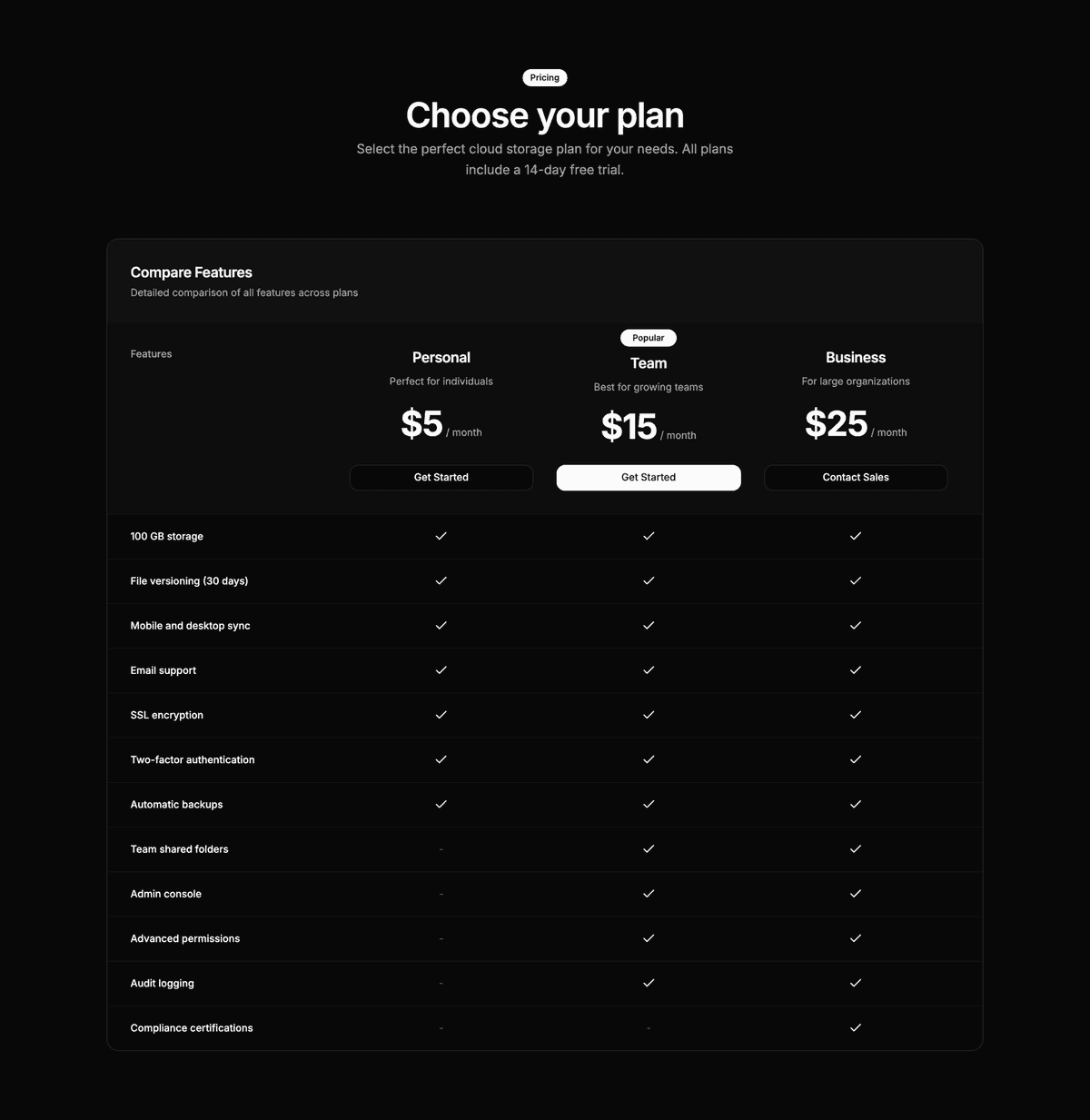 Preview of Pricing 4