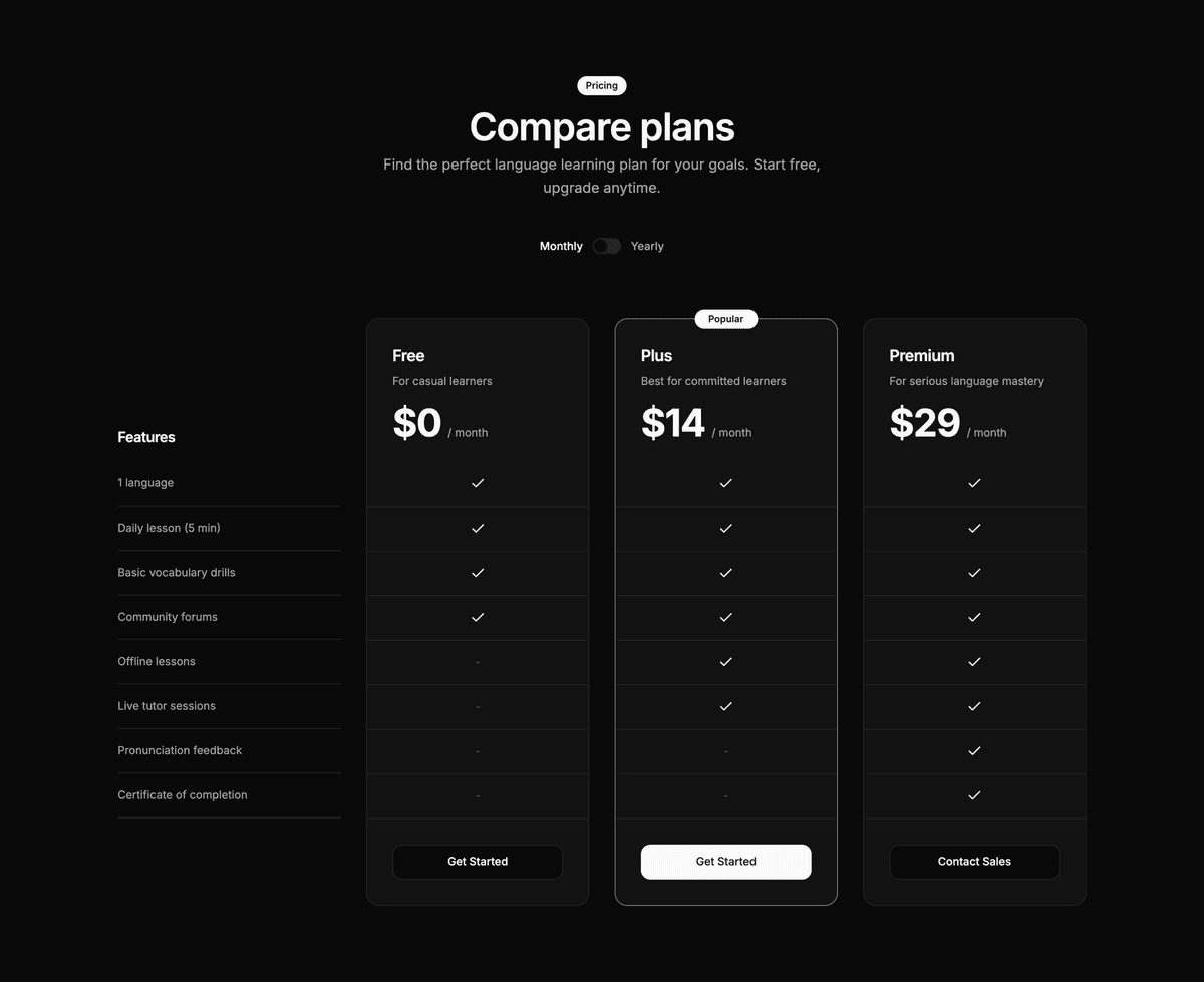 Preview of Pricing 5