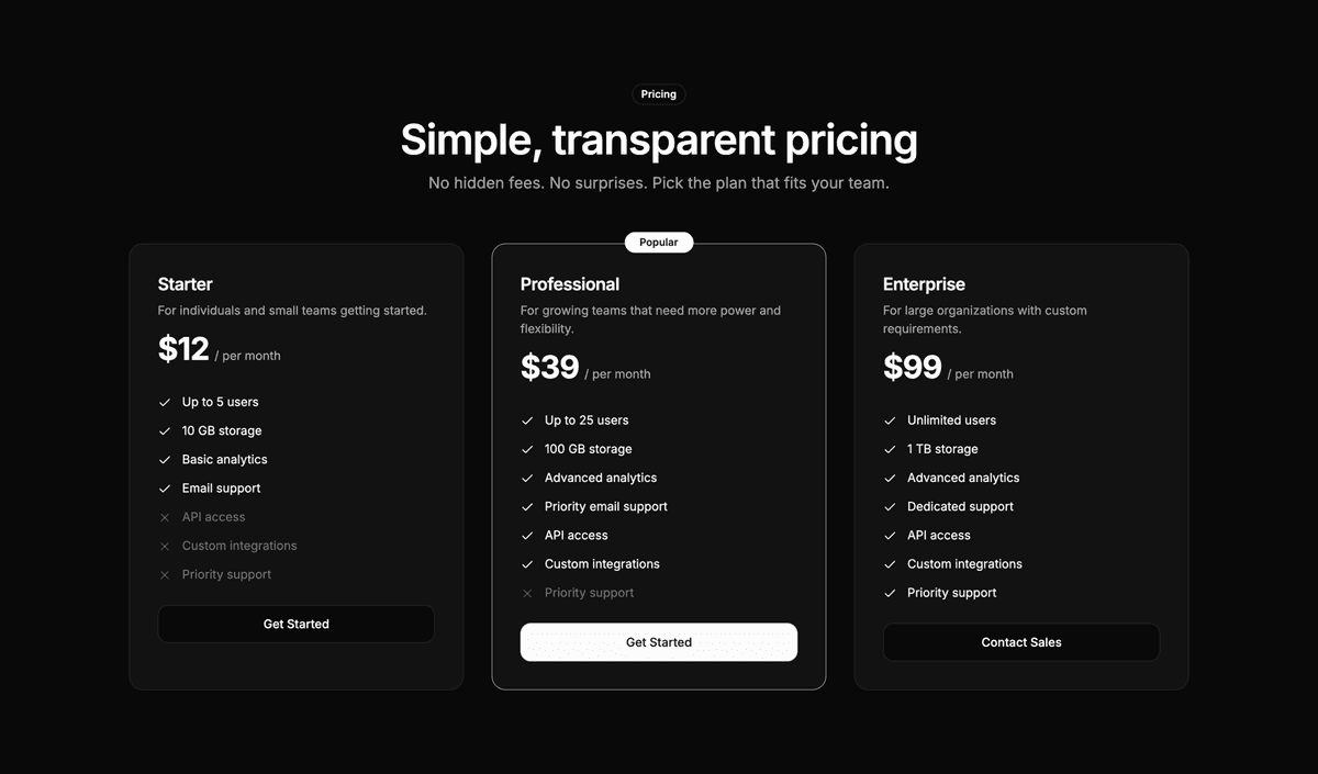 Preview of Pricing #6