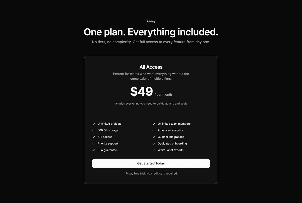 Preview of Pricing #9