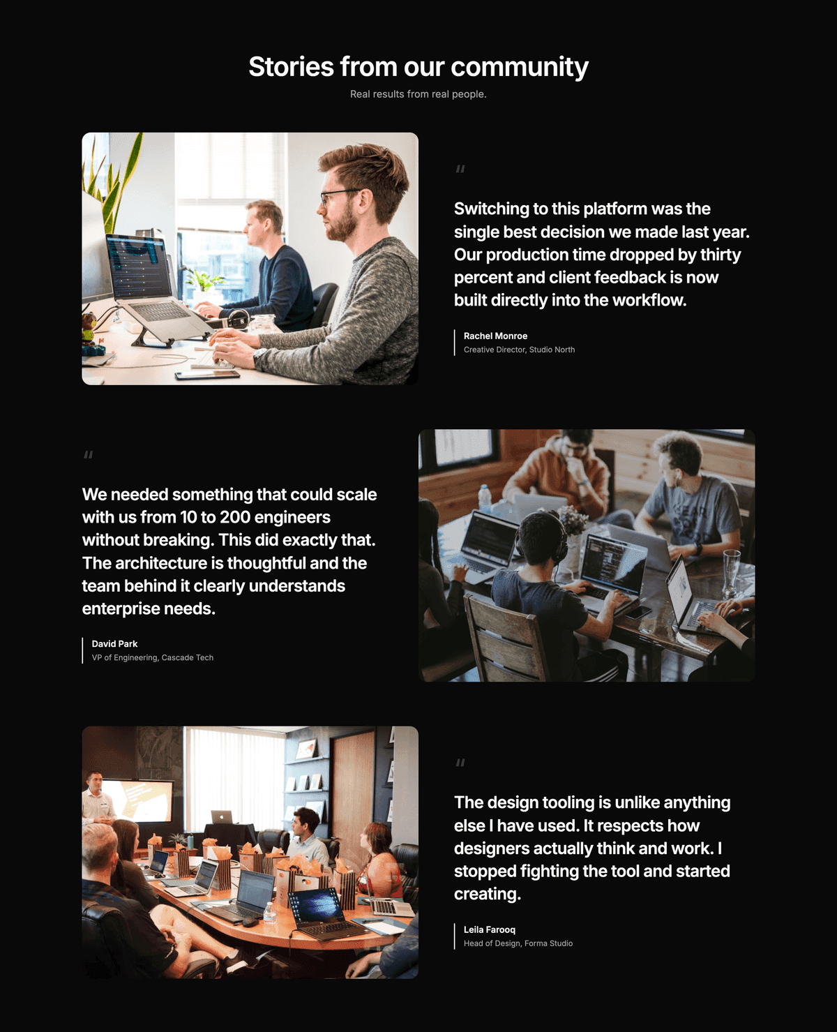 Preview of Testimonials #11