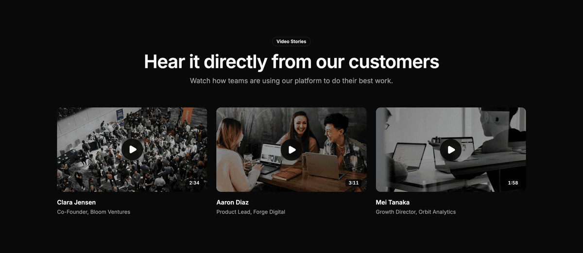 Preview of Testimonials #13