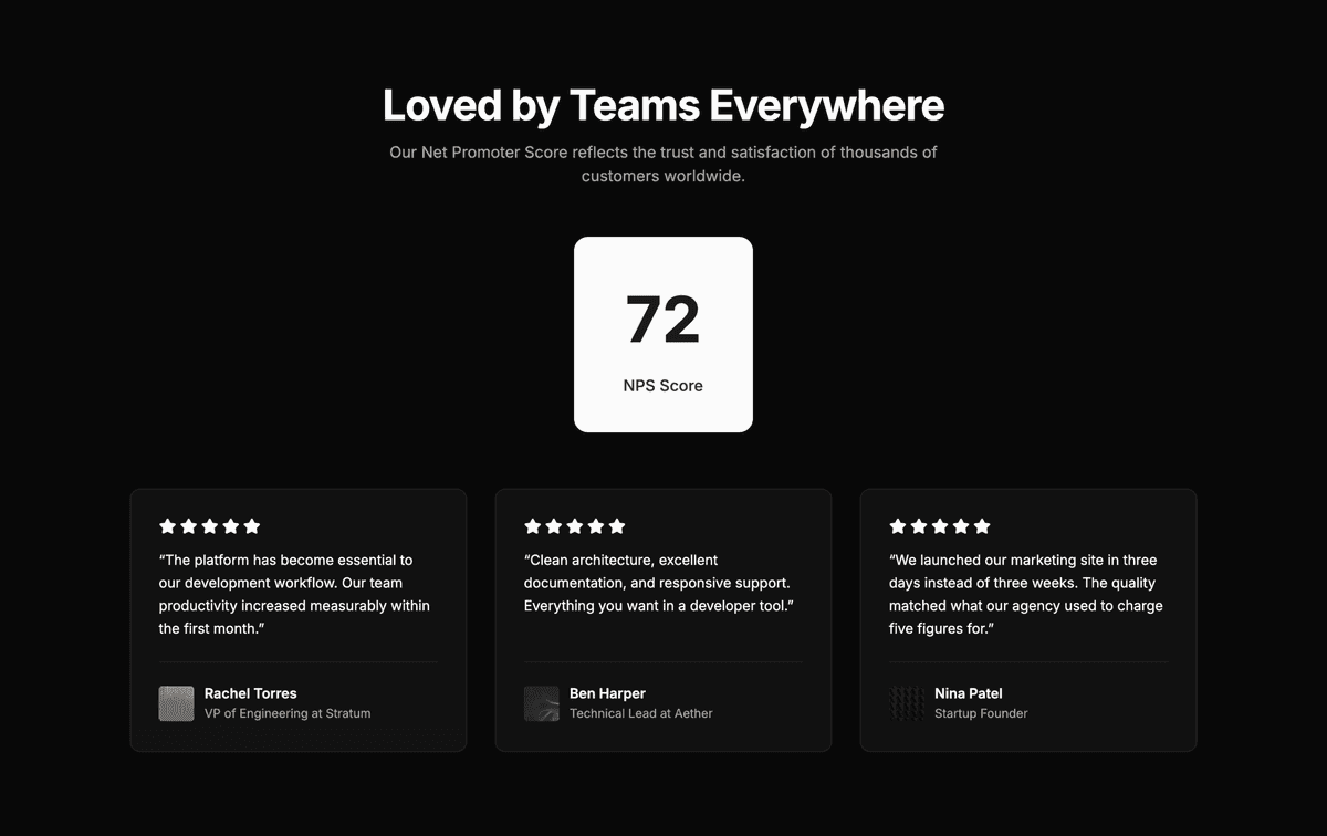 Preview of Testimonials #16