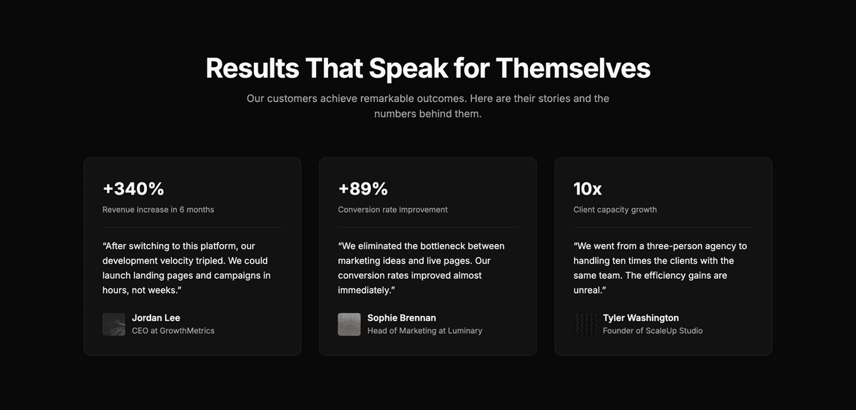 Preview of Testimonials #18